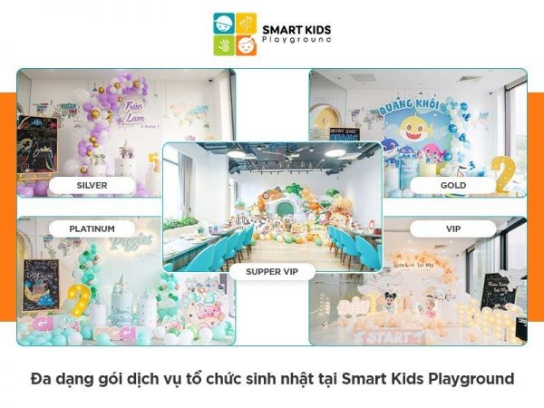 Tại sao nên tổ chức sinh nhật cho bé tại Smart Kids Playground?