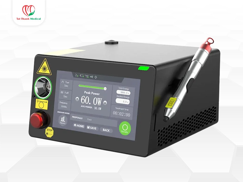 Máy Diode Laser Harlas: Công nghệ GaAlAs và các ứng dụng trong can thiệp laser